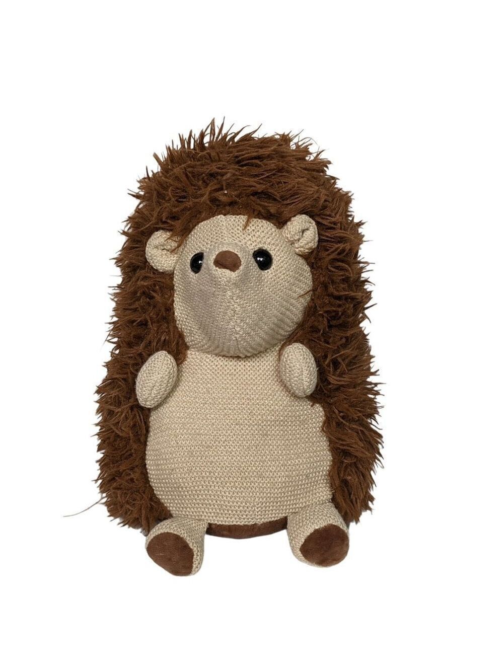 Walgreens Brown Cream Hedgehog Plush Stuffed Animal 15 Inch
